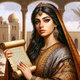 תמונה בינה מלאכותית אסתר המלכה